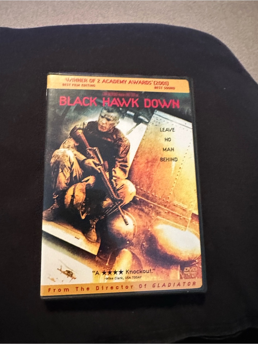 Black Hawk Down DVD - Orange/Black Cover